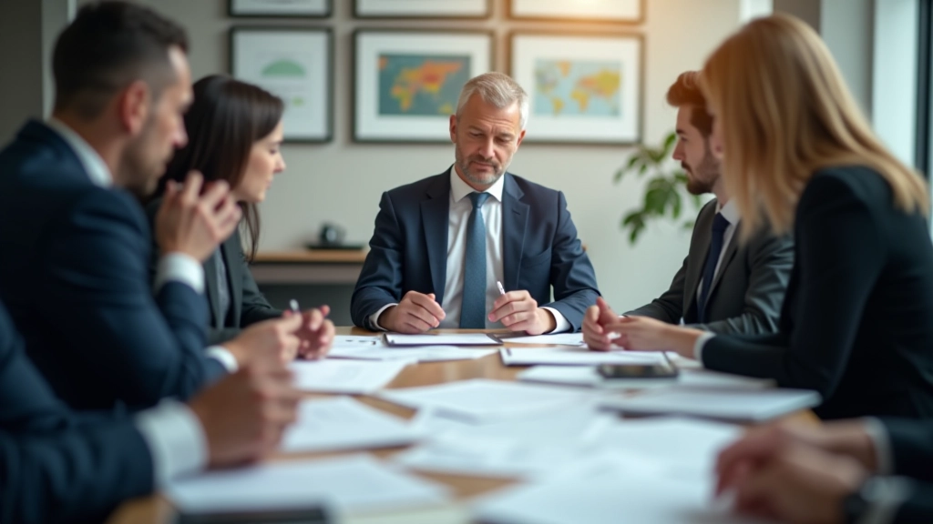 Geschäftsmeeting und Beratung